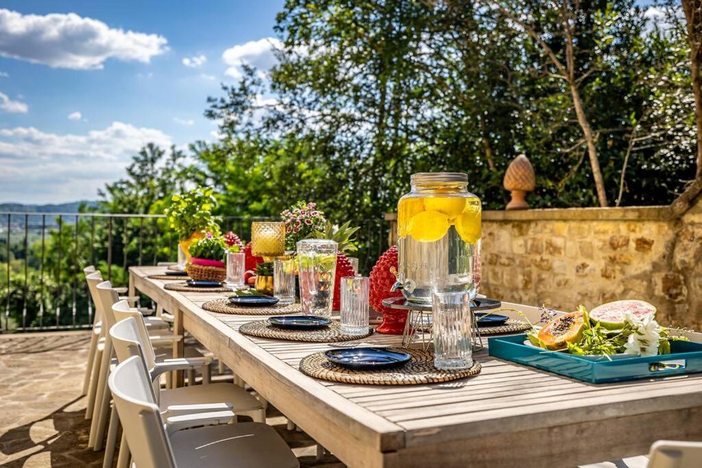 Luxury Villa Tolomei Gucci With Spa San Jacopo al Girone Exterior photo