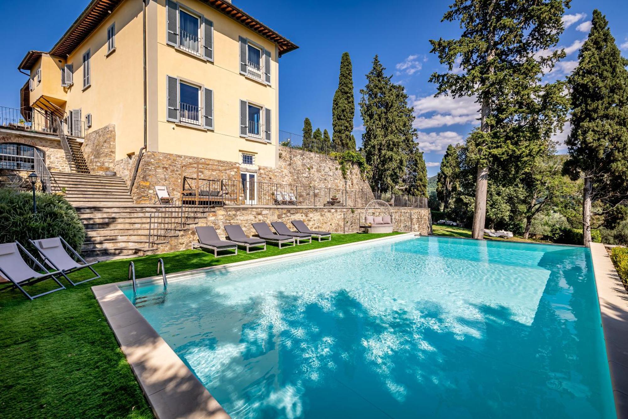 Luxury Villa Tolomei Gucci With Spa San Jacopo al Girone Exterior photo