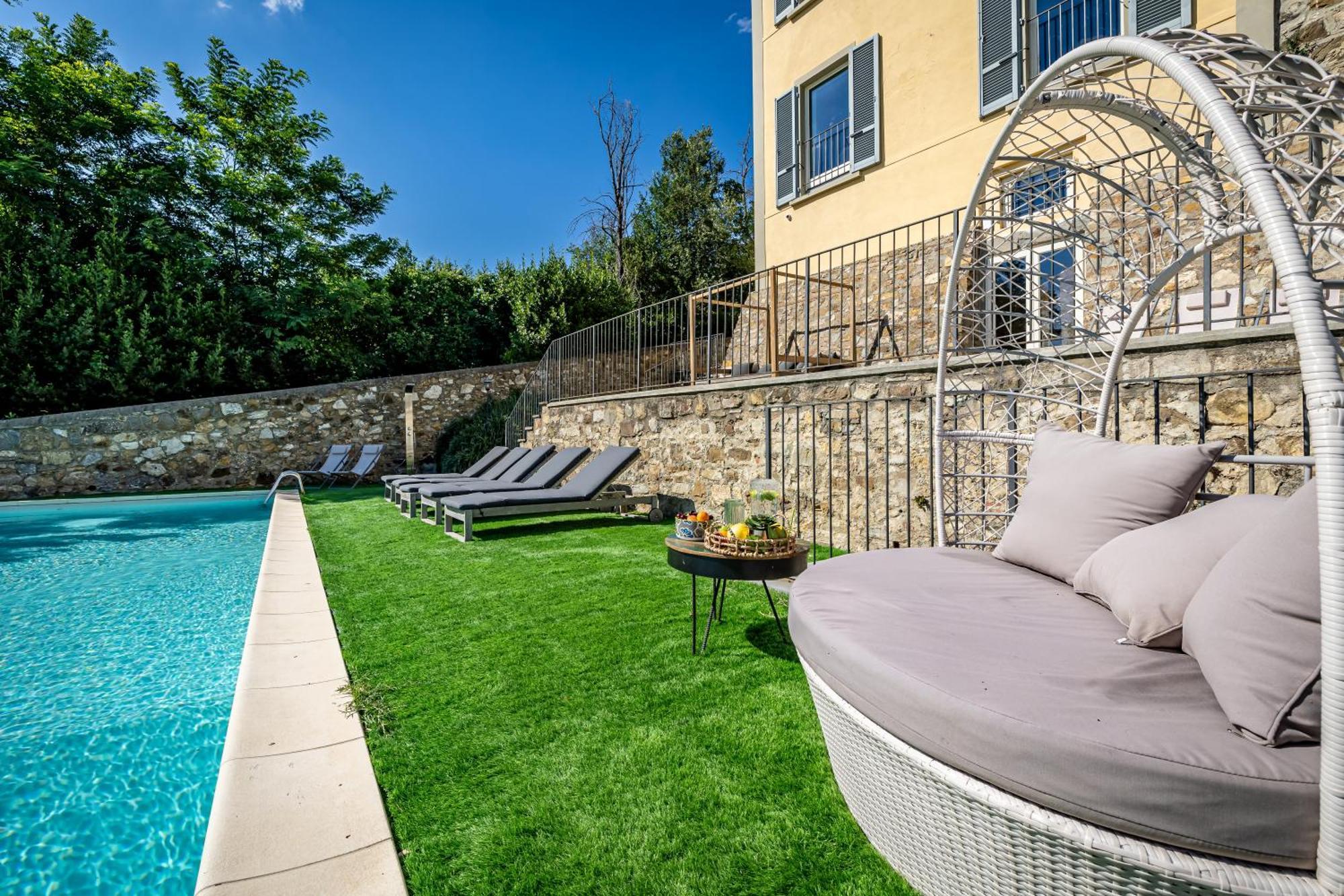 Luxury Villa Tolomei Gucci With Spa San Jacopo al Girone Exterior photo