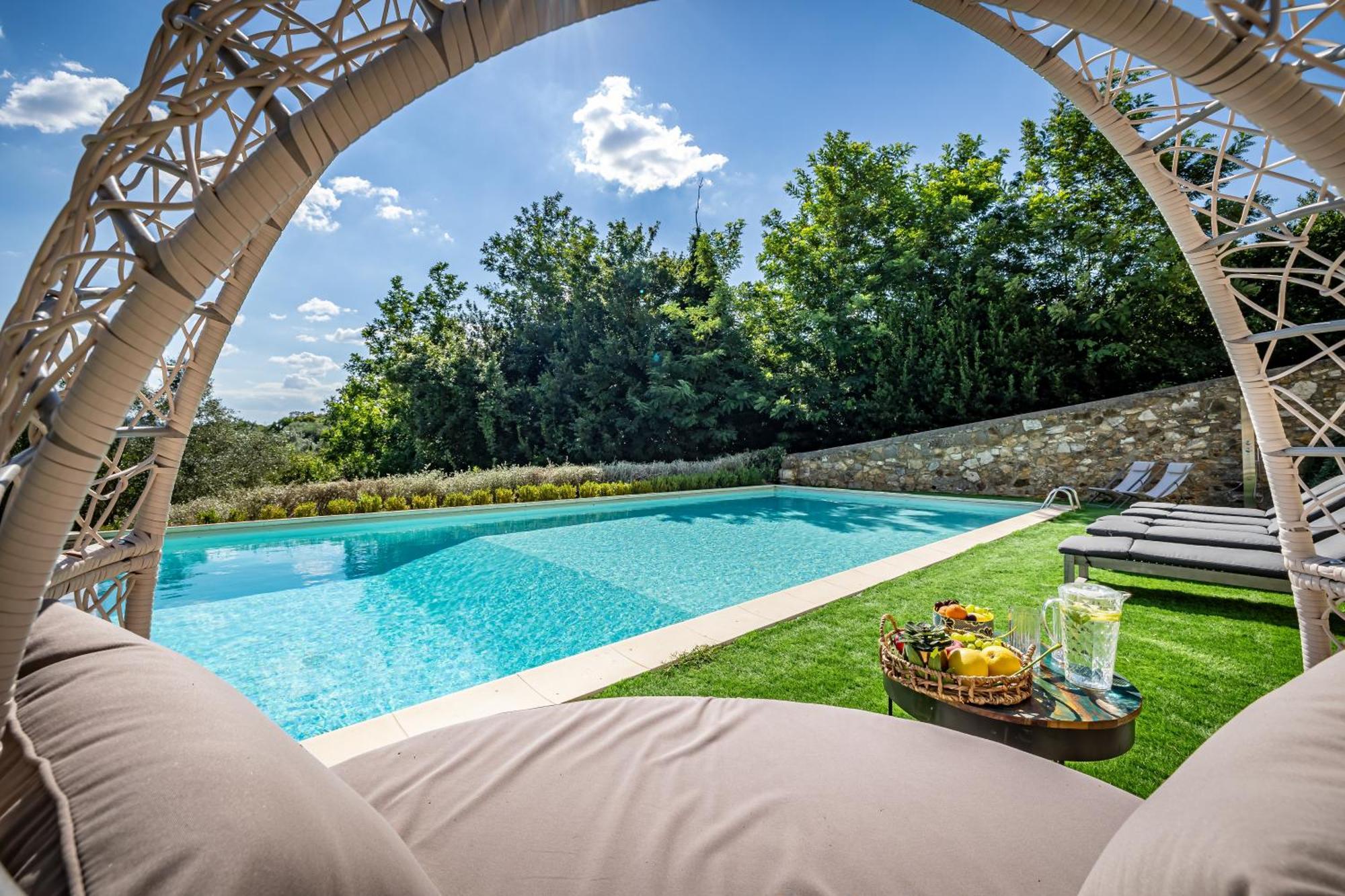Luxury Villa Tolomei Gucci With Spa San Jacopo al Girone Exterior photo